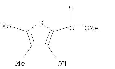 2-Thiophenecarboxylic acid, 3-hydroxy-4,5-dimethyl-, methyl ester